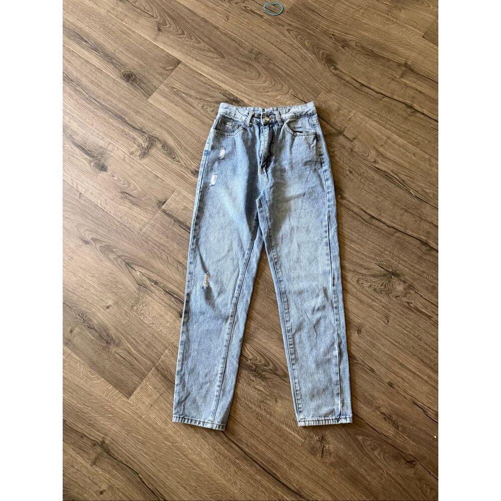 SHEIN High waisted ripped details Jeans size XS